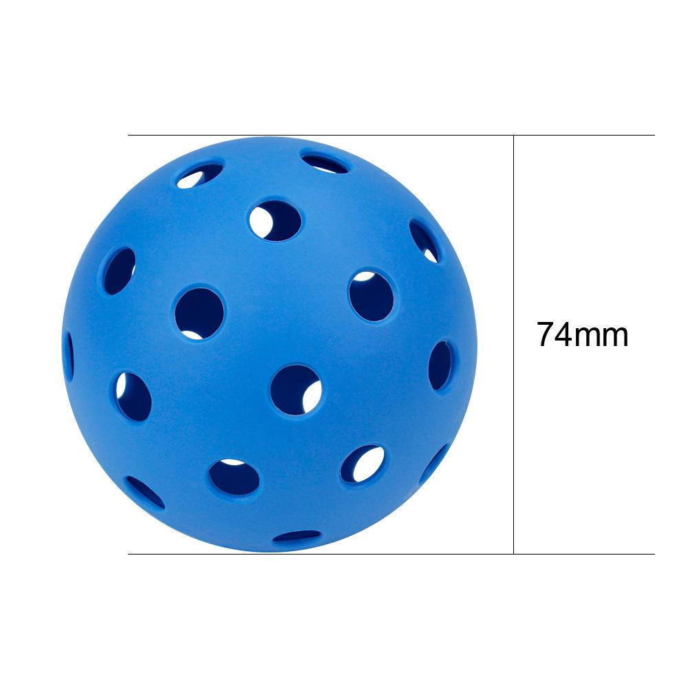 12pcs Pickleball 74MM Durable 40 Holes Outdoor Pickleballs 26g Outdoor for Competition Pickleball Packs of Pickleballs