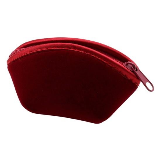 

Сумка для хранения ювелирных изделий, красный бархат, предметы домашнего обихода, моющиеся серьги-гвоздики, ожерелье, кольцо, дорожная сумка, красивая моющаяся сумка для хранения C