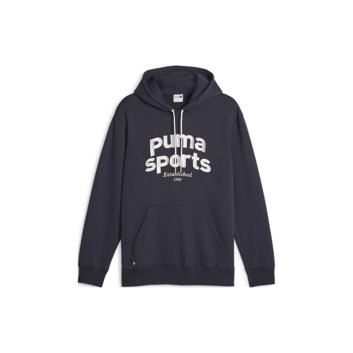 

Puma Командное худи флис с принтом пуловер толстовка мужские худи темно-синий 625206-16 XS