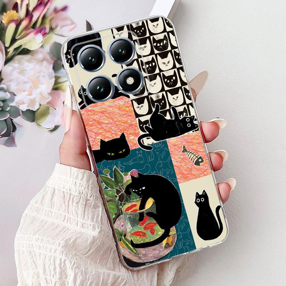 Phone Case For Xiaomi 14T Pro Mi14T 13T Pro Mi13T 2024 New Fashion Cool Design Soft Silicone TPU Slim Case