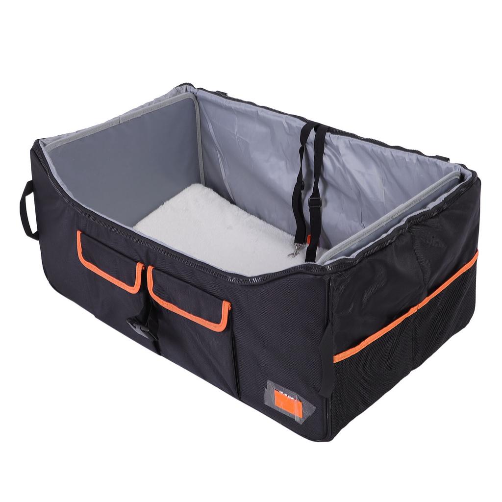 Dog Car Bed Comfortable Warm Slip Resistant Multifunctional Front Seat Safety Pet Travel Car Bed Wit