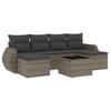 VidaXL Garden Lounge Set with Cushions 7 Pcs, Patio Sofas, Patio Furniture Set, Outdoor Furniture, Grey 3254067