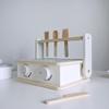 Nordic Style Mini Kitchen Playset: Portable Gas Stove & Simulation Tableware for Children