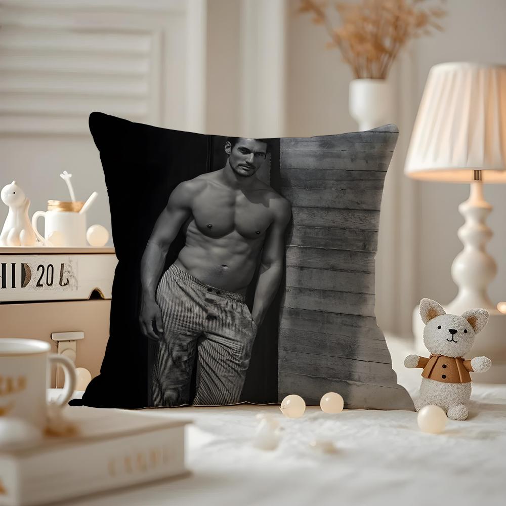 David Gandy Cushion Cover Pattern Printed Pillowcase For Living Room Sofa Cushion Cover & Bedroom Decor