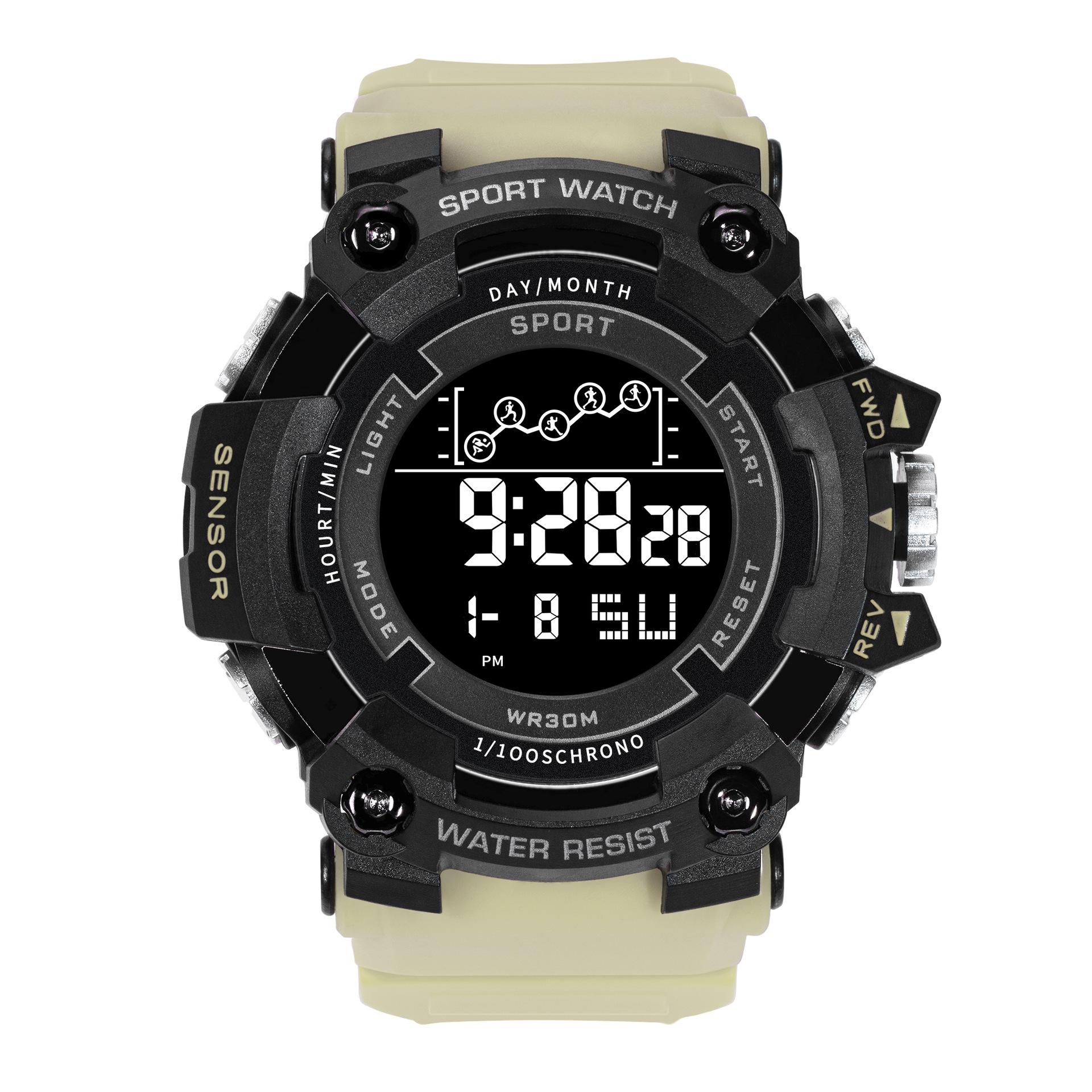 

UTHAI CQ275 Casual and fashionable men s watch calendar waterproof electronic hand large dial clock giftwatches for man