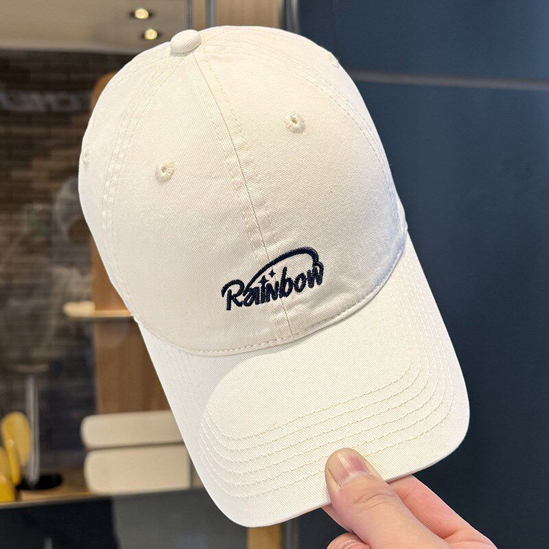 French genuine baseball cap children spring and summer new fashion three-dimensional letter embroidery wide brim deepened cap tide