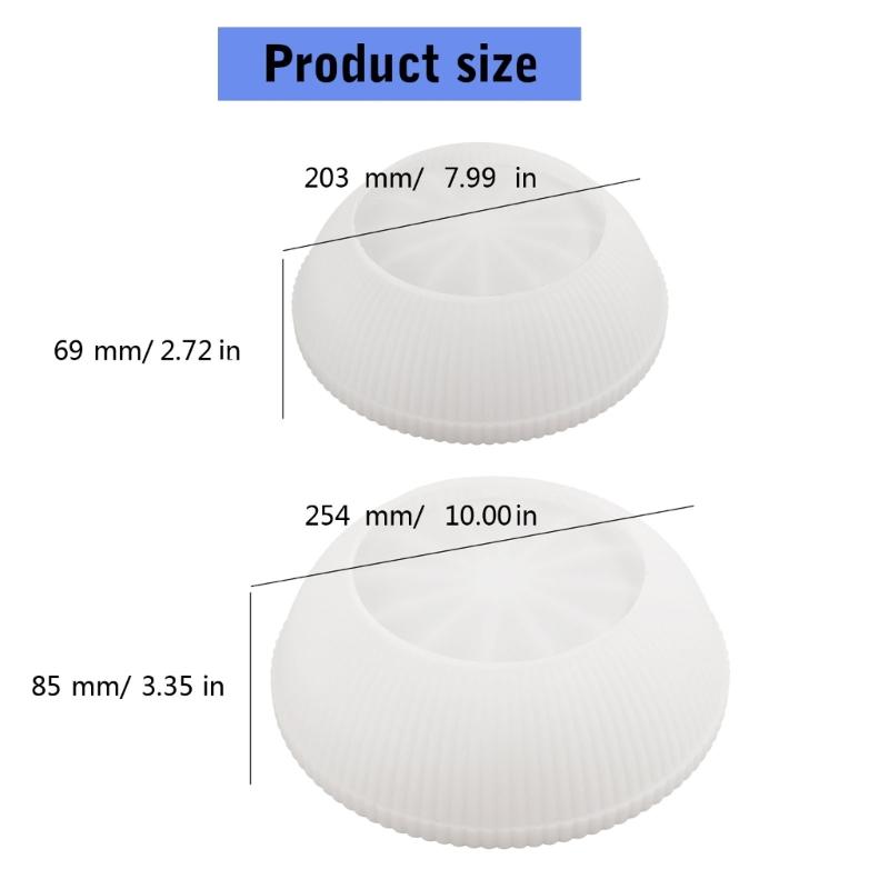 Striped Bowl Silicone Moulds Resin Tray Molds for Epoxy Resin, Candle Holder Vanity Catchall Tray, Home Decoration