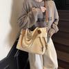 New Cloth Bag Korean Style Fashionable Large-capacity Simple All-matching Tote Casual Portable One-shoulder Cross-body Trendy