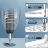 10-Pack 0.5mm Black Gel Ink Refills, Quick-Drying, Large Capacity, Smooth Writing, Compatible with Various Retractable Pens