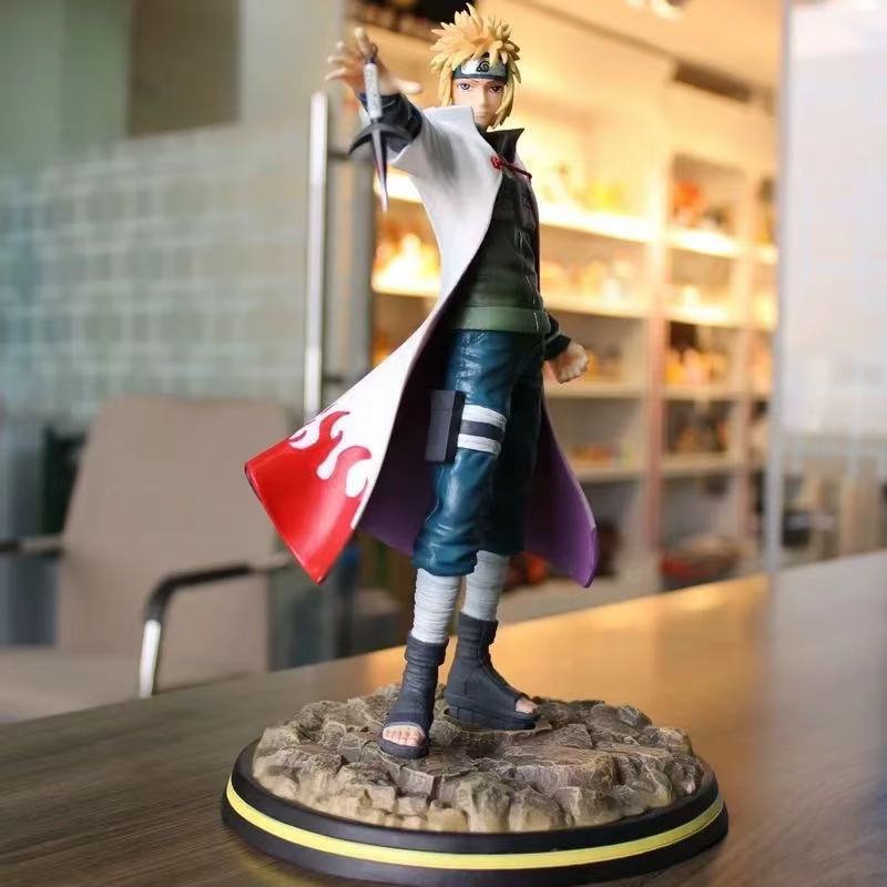 30cm Anime Naruto Namikaze Minato GK PVC Actionfigur Statue Sammlermodell Kinderspielzeug Puppe Geschenke
