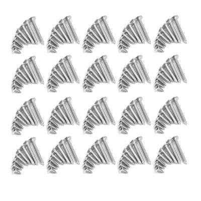 Juego combinado de 200 tornillos autorroscantes de acero inoxidable M4 con cabeza de celosía