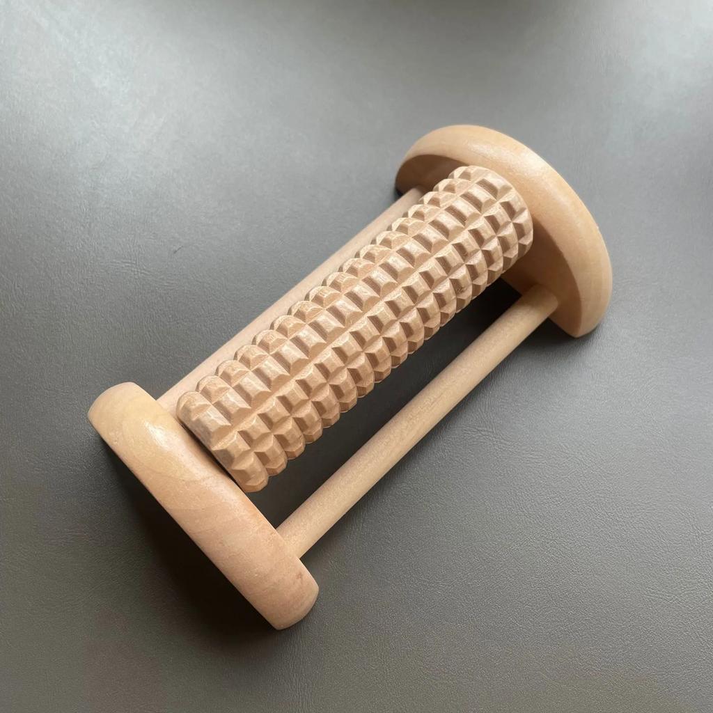 Foot Sole Massager Wooden Roller Type Solid Wood Foot And Leg Massager Acupoint Ball For Plantar Fasciitis Travel Type Foot