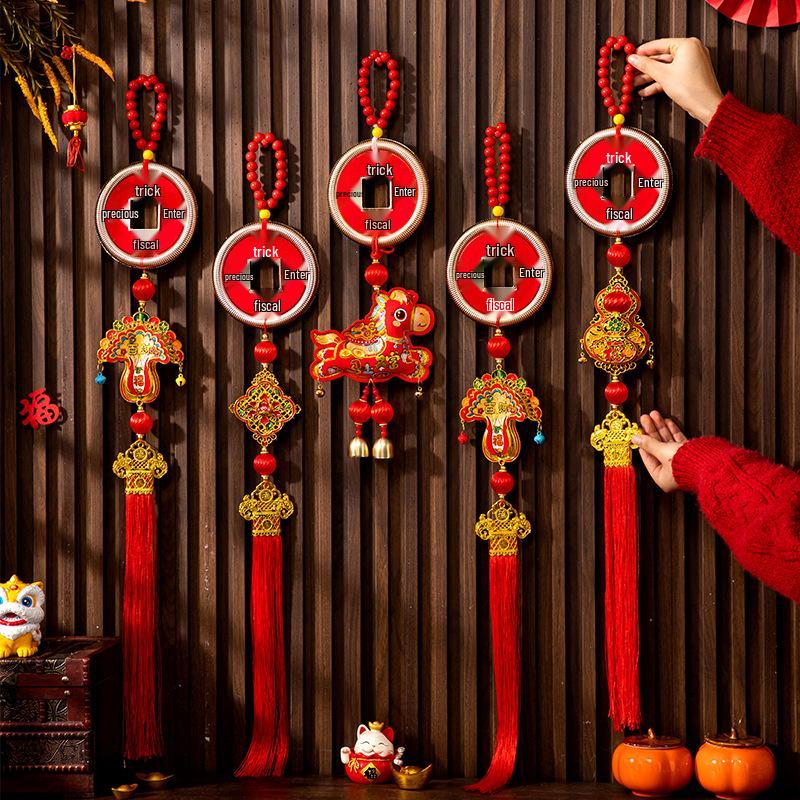 2026 Year of the Horse Spring Festival New Year Hanging Ornaments - Chinese Style Decoration for Living Room