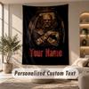 Tapestry Custom Name Text, Wall Hanging Tapestry Home Room DecorThe Mummy