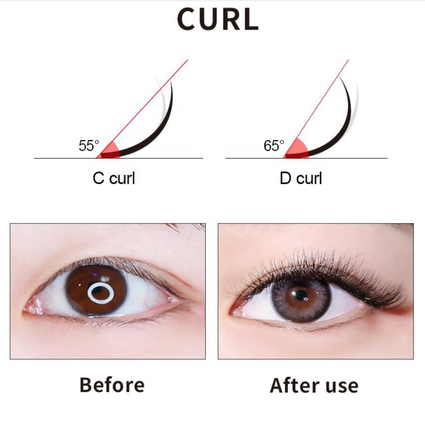 0.07 D Mix8-15 W Russian Eyelashes 12 Rows Volume Lashes Extension W Lash Extensions