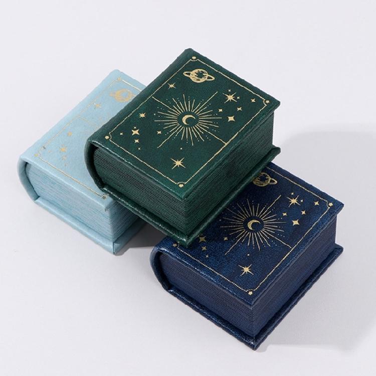 Anspruchsvolle Buch-inspirierte Schmuckschatulle Kompakte und Elegante Schmuckaufbewahrungsbox Behälter für Ringe und Accessoires