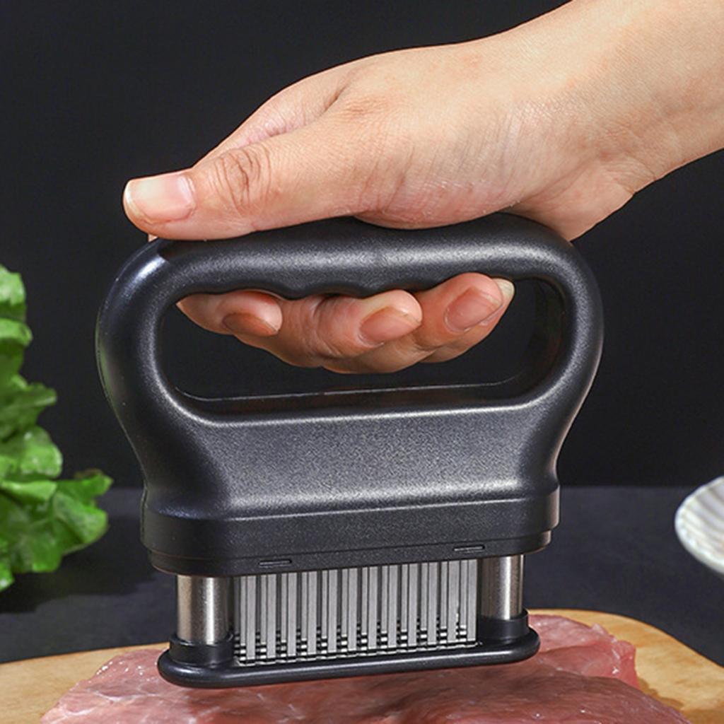 Black 48 Needle Beef Tender Needle Steak Needle Kitchen Tools Barbecue Removable Easy Cleaning