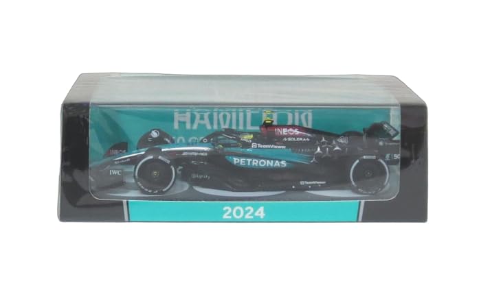 

Spark Scale Команда Petronas F1 W15 2024 F1 Гран-при Сингапура 6-е место Хэмилтон Полная модель с логотипами спонсоров 1/43 Mercedes-AMG E-Performance #44