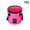 Portable Foldable Water Bucket Multifunctional Outdoor Camping Washing Bag Car Wash Bucket Collapsible Sink