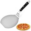 2024 NEW Anti-scalding Pizza Shovels Wooden Handle Round Paddle Spatula Stainless Steel Cake Pastry Baking Tool Kitchen Accessories