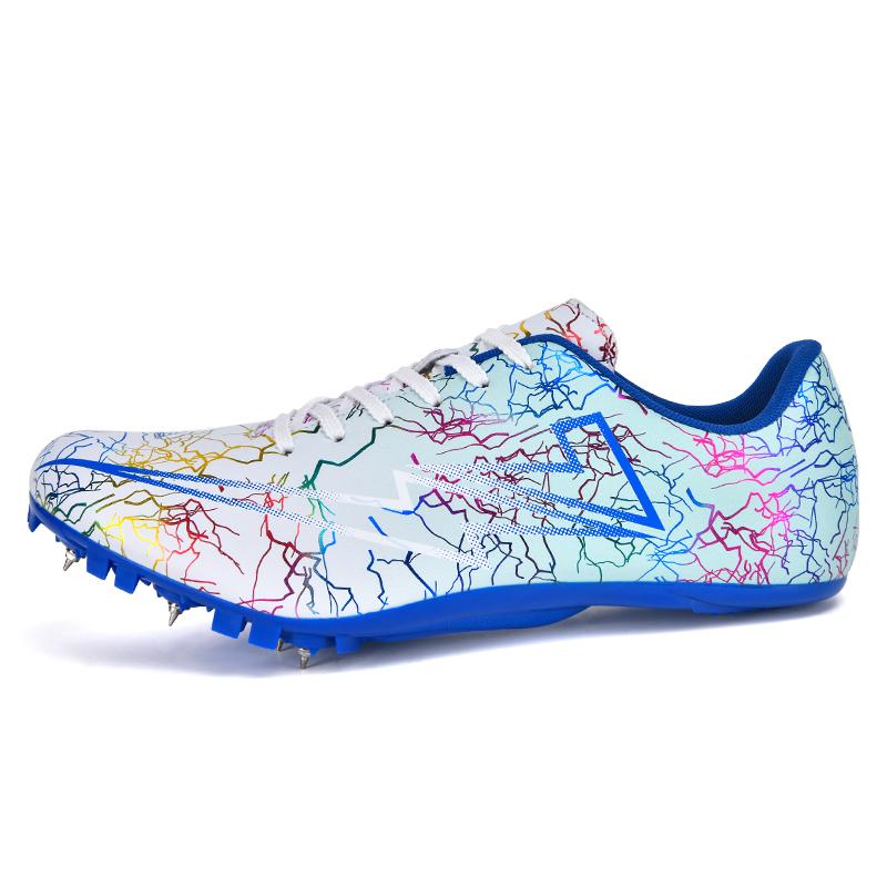 Hot Sale Pink Speed Athletics Sneaker Professional Men's Track Spikes Shoes Breathable Running Nails Training Shoes Woman 2025