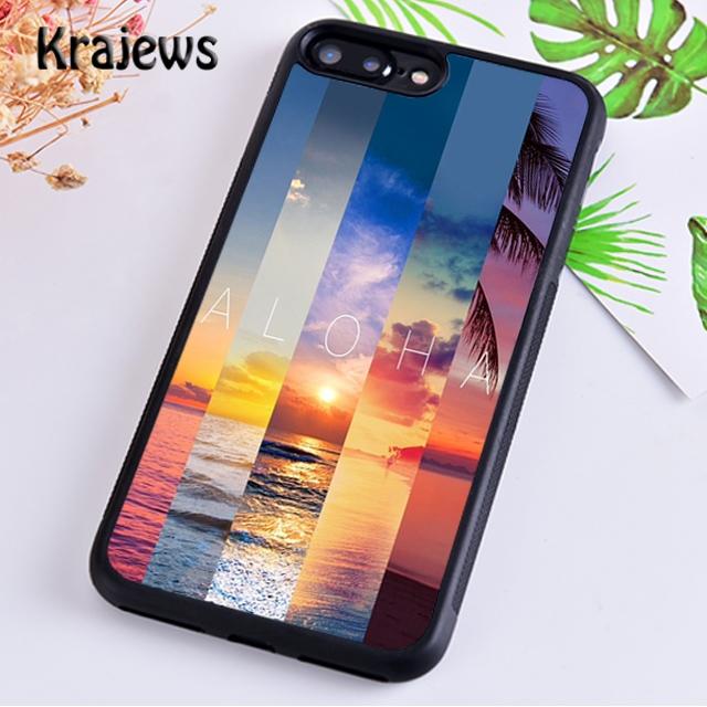 Aloha Hawaii Hawaiian Beach Palms For iPhone 17 Air 16 Phone Case Cover 15 14 Plus 12 13 Pro Max Fundas