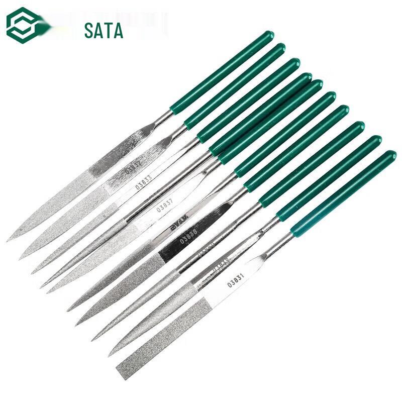 SATA 03830 10-Piece Diamond File Set