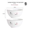 Tangshan Underglaze Ceramic Landscape Ramen Bowl Set