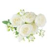 2 Bunches Artificial Peonies Romantic Vivid 6cm Diameter Attractive Decorative Light Weight Faux Peonies Decoration