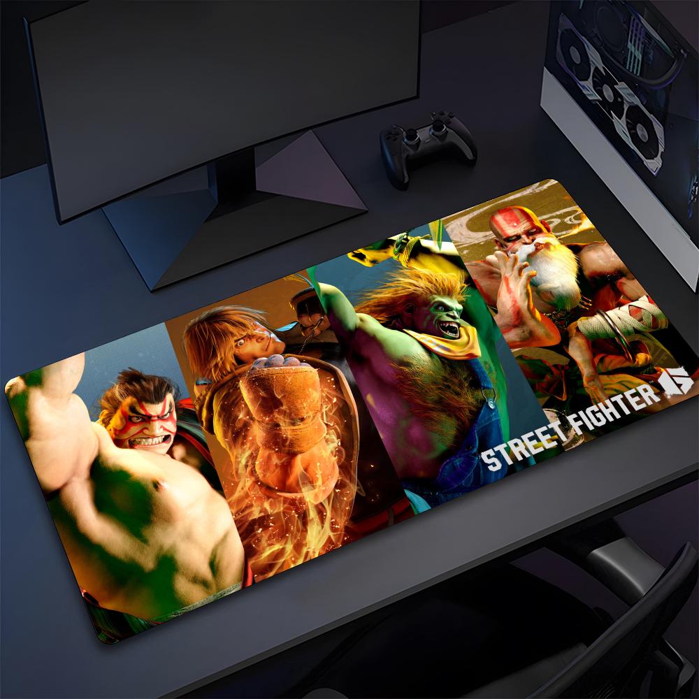 Street Fighter Game Mouse Pad High Quality Natural Rubber Mouse Pad The Most Professional Washable Laptop Mouse Pad