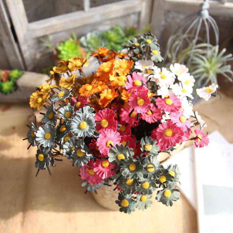 Buy 8colors Daisy Artificial Flower Bouquet Home Decor at affordable