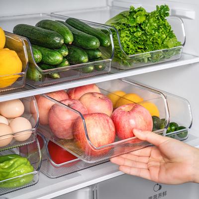Scatola portaoggetti per frigorifero, Scatola per conservare il fresco per alimenti, Scatola trasparente per conservare frutta in cucina domestica