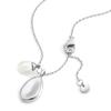 AGNETHE PEARL White Freshwater Pearl Pebble Pendant SKJ1831040 [Skagen] Women's & Necklace,