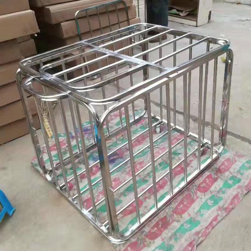 Stainless Steel Foldable Portable Basketball Storage Cart