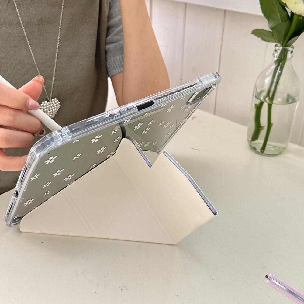 For iPad Case A16 11th 2025 9th 8th 7th Generation Pro 11 13 2024 12.9 Cover Pencil Holder Funda iPad Air 5 4 13 11 Inch Mini 6