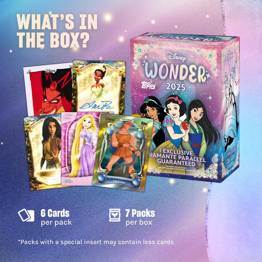 Topps 2025 Disney Wonder Factory Seal Value Box - -