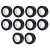 10 Rolls Black Electrical Tape 600V PVC Water Proof Tape 20mm X 10M Strong Adhesive Flame Retardant for Indoor Outdoor