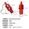 New Product with Steel Wire for Boat Fishing Sea Fishing and Towing Hooks Red Fishing Line Clip Large Multi-purpose Fish Clip