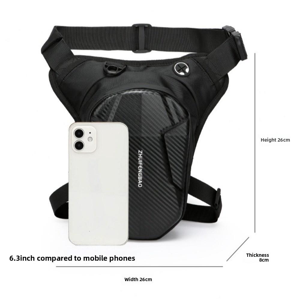 New Sturdy EVA Motorcycle Leg Bag Large Capacity Waterproof Drop Leg Strap Bag with Leg Strap Waist Thigh Bags Outdoor Supplies