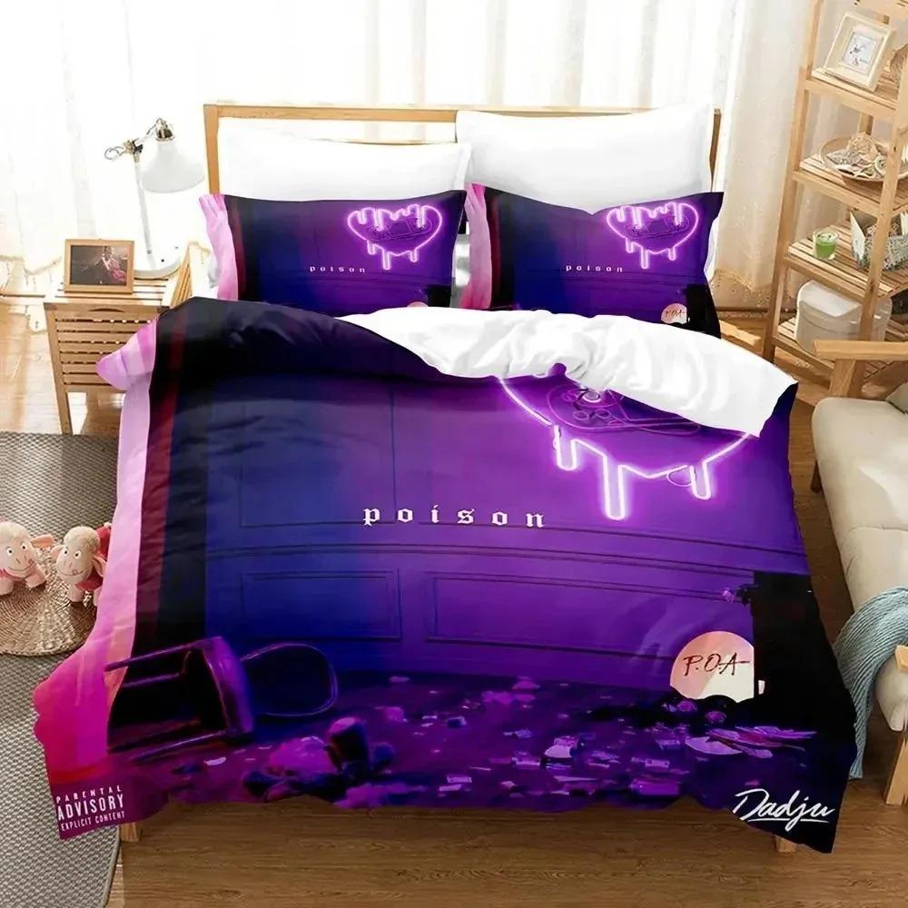 3D Print Singer Dadju Prince Dadj Bedding Set Duvet Cover Bed Set Quilt Cover Pillowcase Comforter King Queen Size Boys Adult