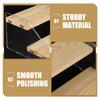 Wooden Multi-Layer Riser Display Stand Simple Elegant Desktop Display Shelf Rack for Collections Storage and Decoration