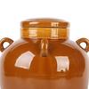 Vaso in Ceramica con Coperchio Accessorio Ornamento Sigillato Set Tradizionale Collezione Manici per