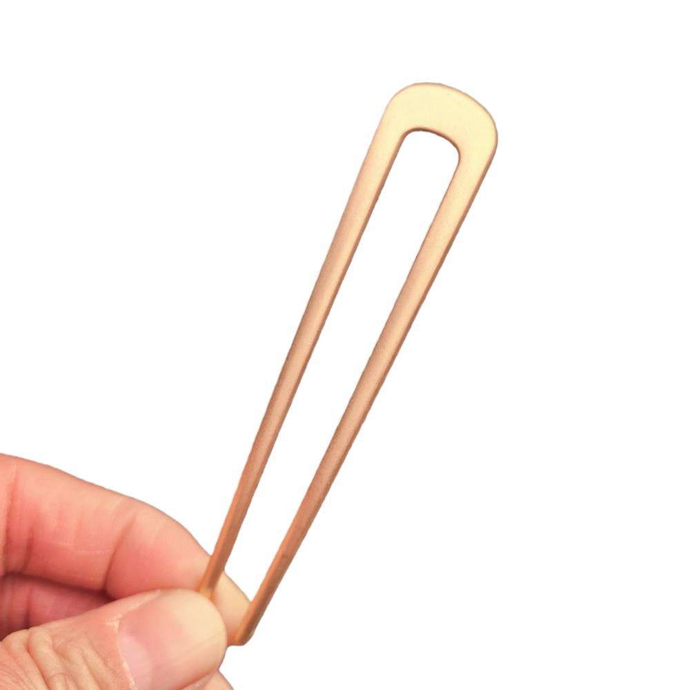 Simple U Shape Hairpins for Women Girls Hair Sticks Bride Hair Styling Accessories Sliver Gold Color Metal Barrettes Bun