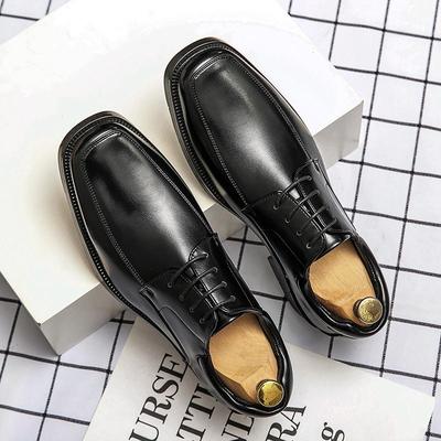 Herren Lederschuhe mit eckiger Spitze - Lässig, Business & Formell, Höhenerhöhend, Große Größe, Jugendanzug- & Hochzeitsstile