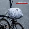 Rhinowalk Brompton Folding Bike Shoulder Bag, 6.5L, Waterproof, Roll-Top with MOLLE System, 2-Way, Handlebar Bag, Folding Bike Basket Bag (Includes Ra