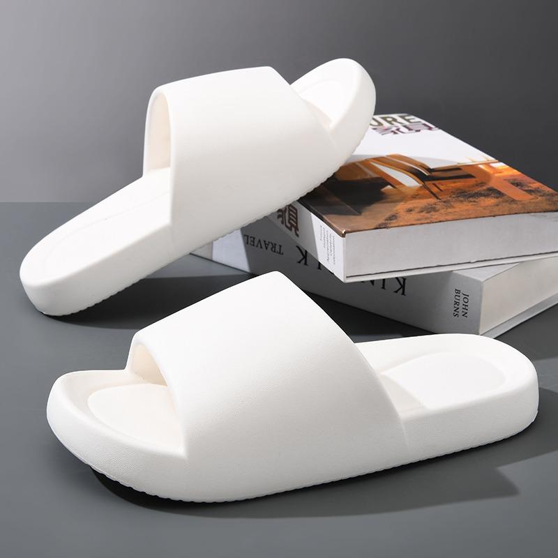 Slippers men's new outer wear household sandals bathing in the bathroom eva non-slip one-word drag silent and light home drag