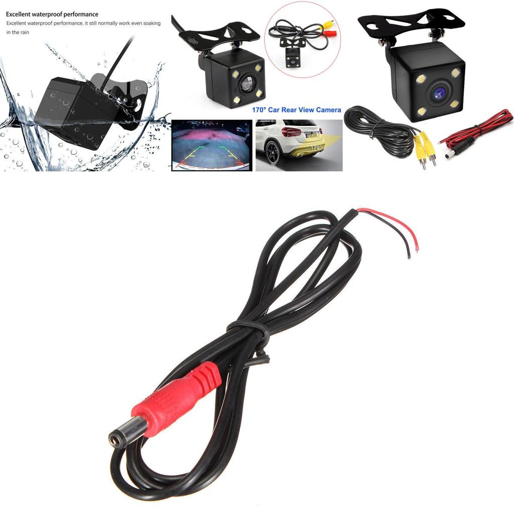 Cmos 170° Car Rear View Reverse Parking Camera Night Waterproof