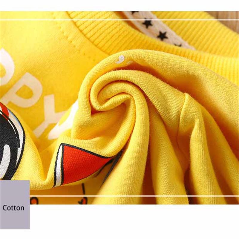 Cotton Kids Hoodie Long Sleeve Pullover Shirt for Baby & Toddler Boys Girls Spring/Fall Top Soft Children's Clothing (2-8Y)