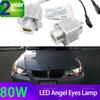 80W LED Angel Eye Daytime Running Lights Bulb Canbus Error Free for BMW E90 E91 3 Series 320 325i 328i 335i Pre LCI 2004-2008