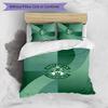 Hibernian FC Bedrucktes 3-teiliges Bettwäsche-Set Atmungsaktiver Bettbezug mit Kissenbezügen Dekorative Bettwäsche für Schlafzimmer Zuhause